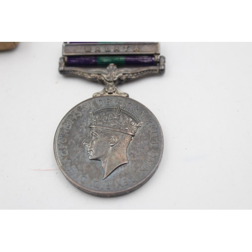 26 - GV.I G.S.M Malaya Police Medal To 1665 SC Khor Thye Peng