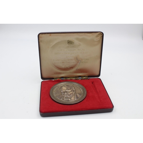 30 - CHURCHILL Centenary Picture Medals In 22ct Gold On .925 Sterling Silver (124g)