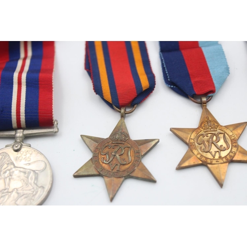 34 - 5 x WW2 Medals w/ Original Ribbons Inc France & Germany Stars