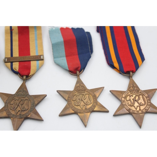 35 - 6 x WW2 Medals w/ Original Ribbons Inc Burma, France & Germany, Africa Star Etc