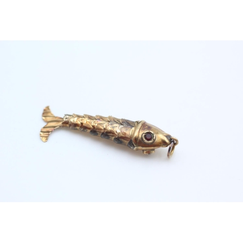 62 - Gold lucky fish pendant
1.5g