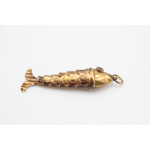 62 - Gold lucky fish pendant
1.5g