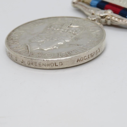 61 - Afghan medal to Pte. Greenwold AG(SPS)