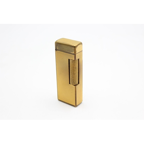 143 - DUNHILL Gold Plate Rolagas Cigarette LIGHTER (72g)