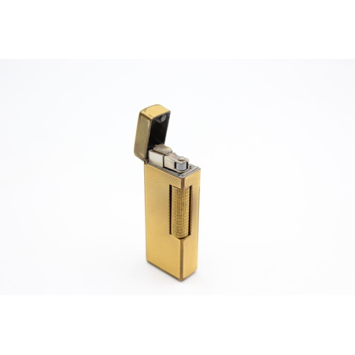 143 - DUNHILL Gold Plate Rolagas Cigarette LIGHTER (72g)