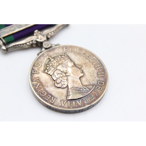 244 - ER.II C.S.M Borneo Medal To 23980021 Pte G.B Cutt Gordons