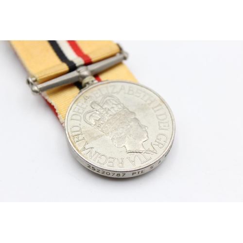 251 - ER.II Operational Service Medal Iraq To 25220787 Pte S.A Marsh R.L.C