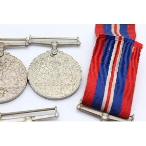 258 - 10 x WW2 Medals Inc War, Defence