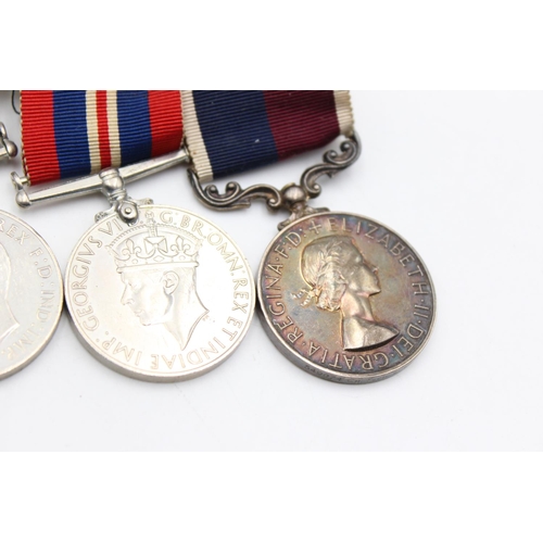 259 - WW2-ER.II Mounted R.A.F Mounted Medal Group Inc Italy, Africa Stars Etc