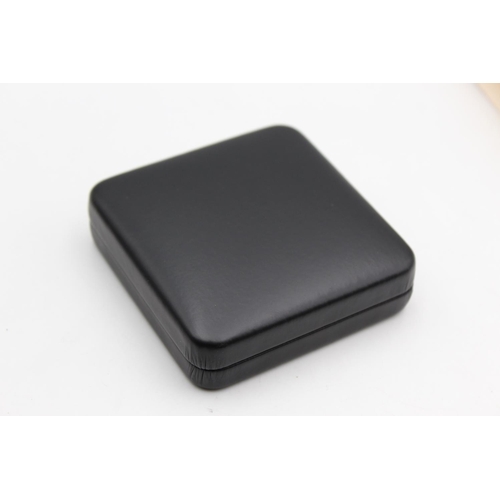 268 - 2 x ROYAL MINT / JUBILEE MINT .925 Sterling Silver Proof Coins Boxed w/ COA 37g