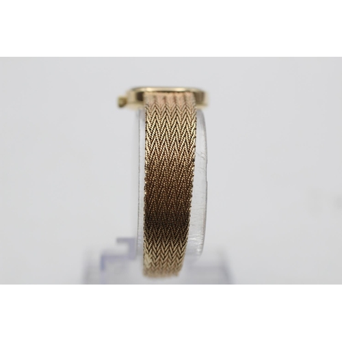 44 - 9ct gold case & bracelet mechanical hand-winding wristwatch by OMEGA (33g)