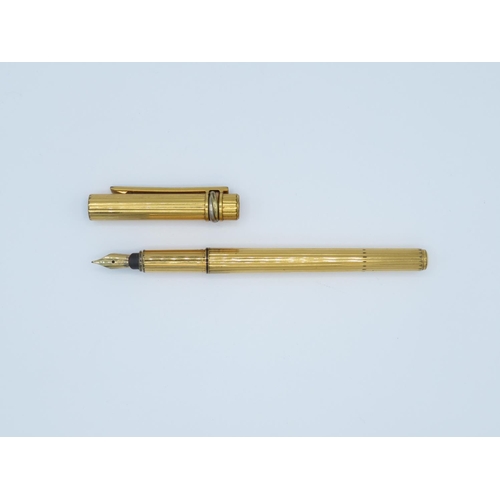 10 - Cartier fountain pen with 18ct nib