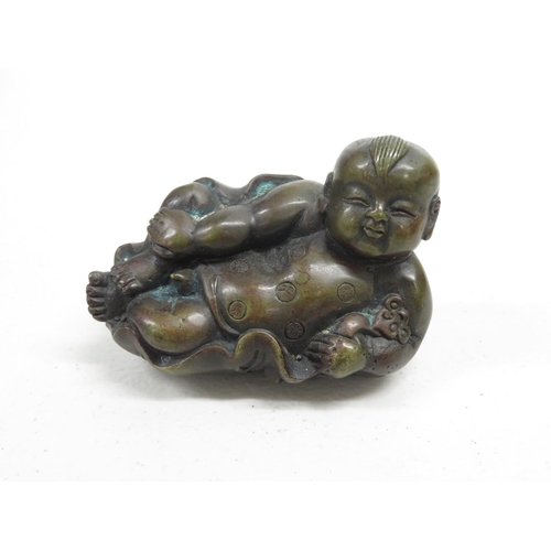 101 - Cast bronze Buddha 4