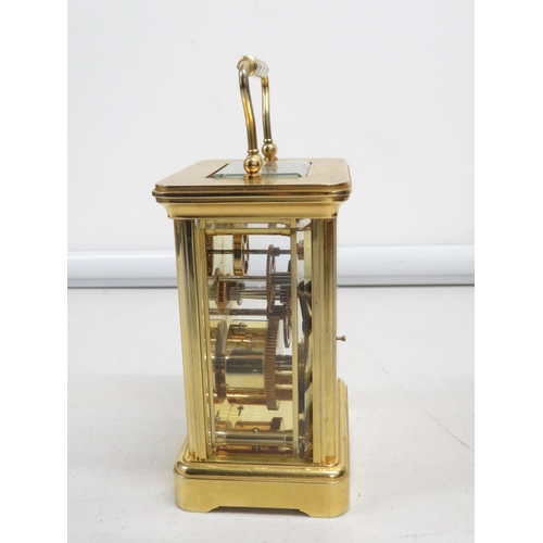 113 - Garrard and Co carriage clock - clock working