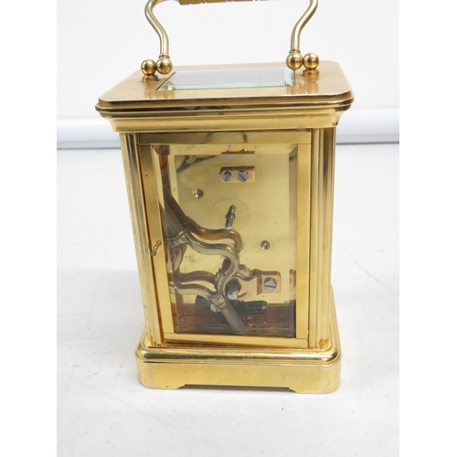 113 - Garrard and Co carriage clock - clock working