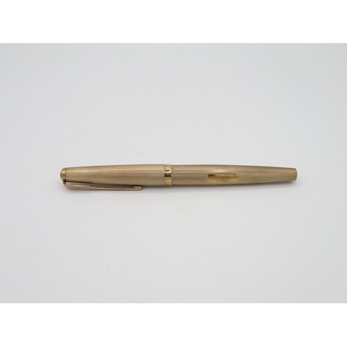 155 - Boxed Parker 9ct fountain pen