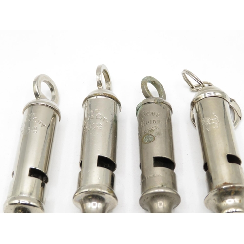 256 - Selection of 4x whistles