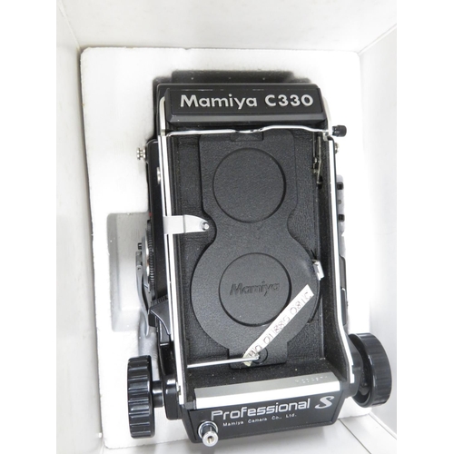 265 - Mammia C330 Professional S camera body with Mammia Sekor S 80mm 1.2.8 lens - both in original boxes ... 