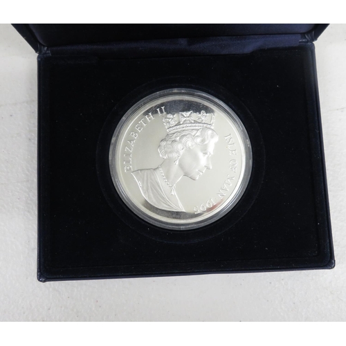 280 - 5oz pure silver coin in cases