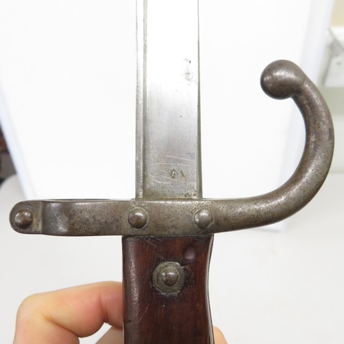 49 - 1883 French Bayonet with sheath