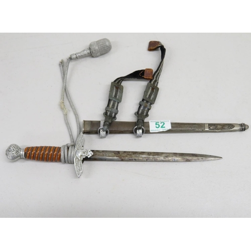 52 - German dagger with solingen blade and original scabbard