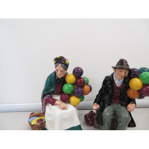 75 - Royal Doulton Balloon sellers woman and man