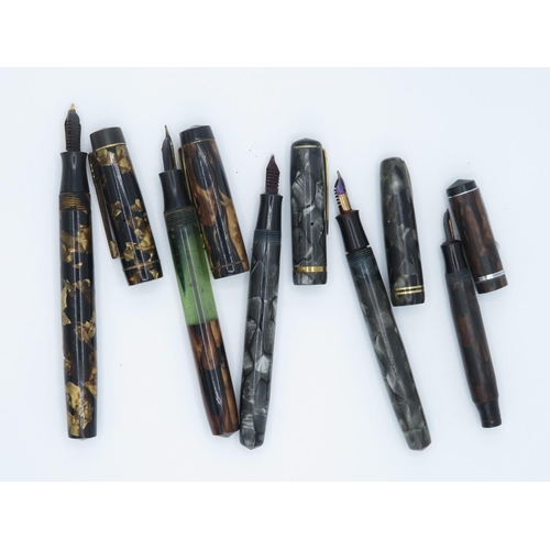 9 - Collection of 5x fountain pens