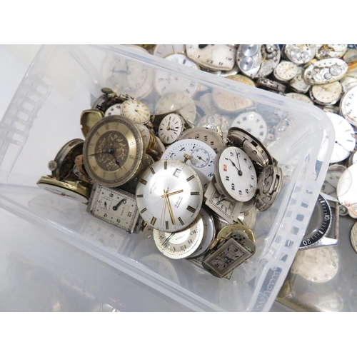 95 - Huge collection of watch movements