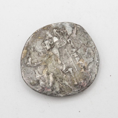 10 - Greek silver coin Tetra Drachma