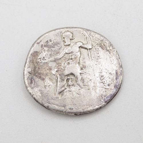 12 - Greek silver coin Tetra Drachma