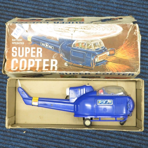 145 - Boxed battery operated Super Copter