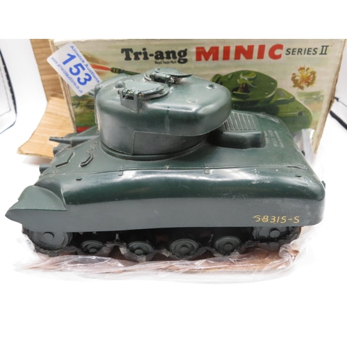 153 - Boxed TriAng Mimic Series II Sherman Tank