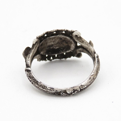 2 - Silver byzantine original ring in extraordinary condition