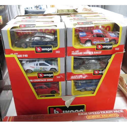 210 - Burago full shop pack in display box