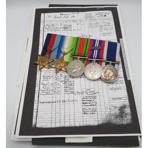 23 - Rare Submariner group of 5x medals with M.I.D. 1st January 1914 with all associated paperwork Chief ... 