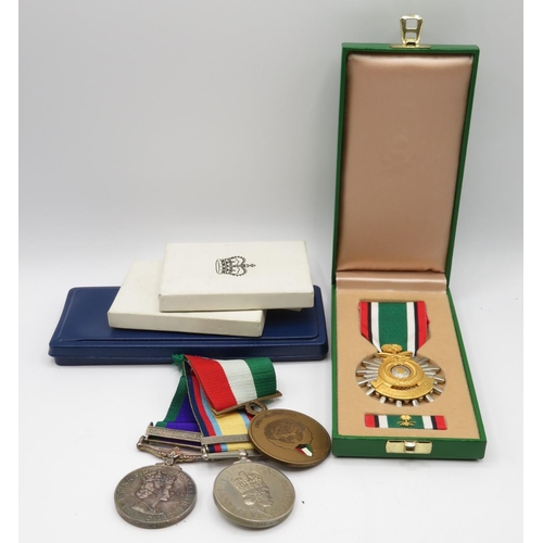 28 - Collection of medals awarded to D N A.Smith Royal Corps of Transport