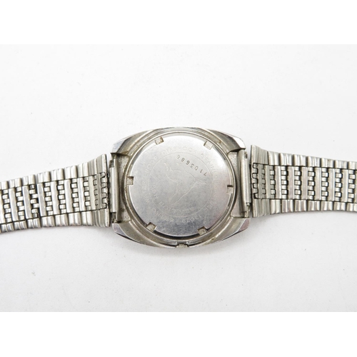 283 - Seiko self dater DiaShock 24 jewel watch working