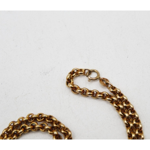 297 - Belcher 9ct gold chain 16