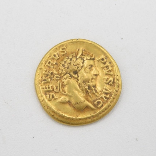 3 - Gold Roman Aureus coin Septimius Severus  7g