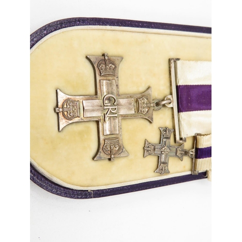 36 - WWII Military Cross and miniature in original box awarded to Philip Douglas Ronald Kindelsley, a Cap... 