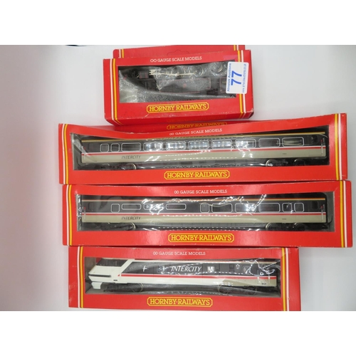 77 - Collection of boxed Hornby Railway trains carriages and engines