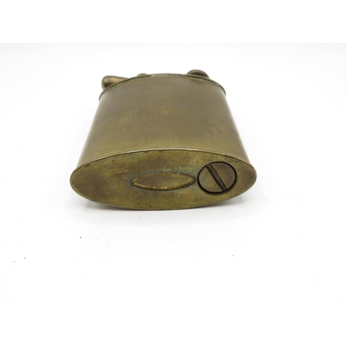 87 - Original large brass desk lighter 4