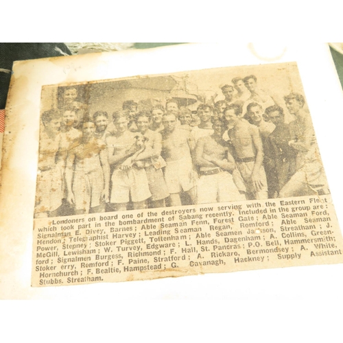 97 - National Service medal along with large amount of ephemera and books