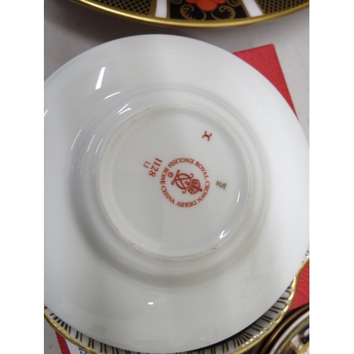 132 - Collection of 4x Royal Crown Derby 1128 pin dishes