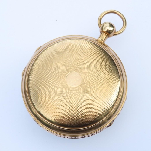 35 - Very large 18ct Georgian Circa1800 Verge pocket watch  by Meuron and Co. of Geneva with quarter repe... 