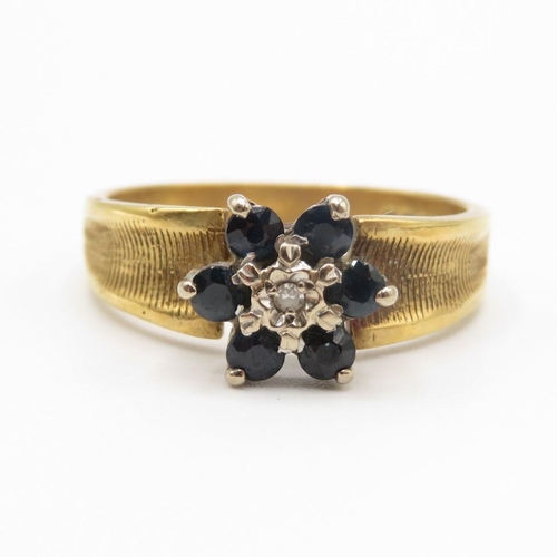 116 - 18ct gold ring size M  4.2g