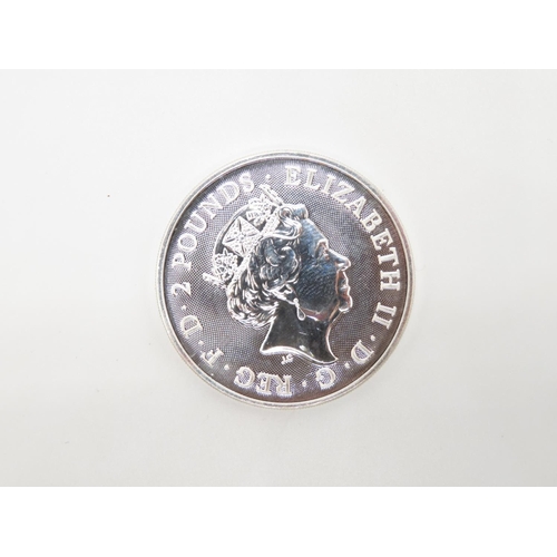 177 - Britannia 1oz pure silver coin