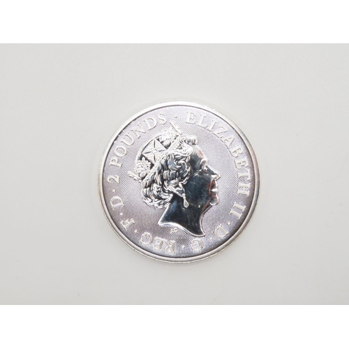 180 - Britannia 1oz pure silver coin
