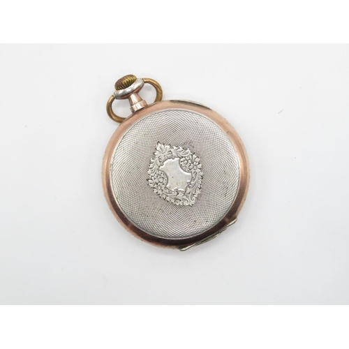 225 - 800 grade silver 24 hour SEELAND pocket watch fully working