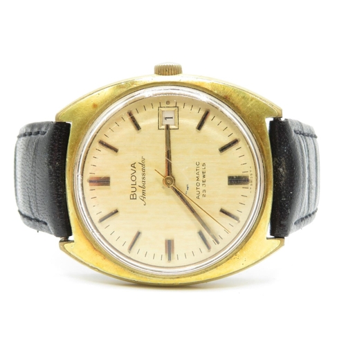 116 - Bulova Ambassador automatic watch running